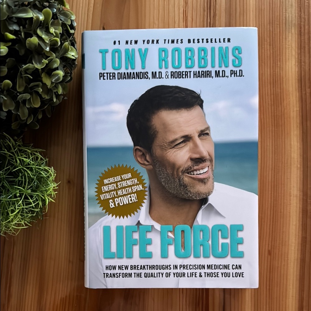 Life Force by Tony Robbins Hardcover Book